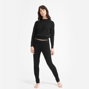 NWT Everlane Black Cashmere sweatpants